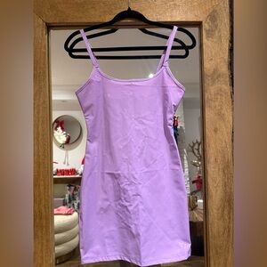 Lavender Spaghetti Strap Dress
